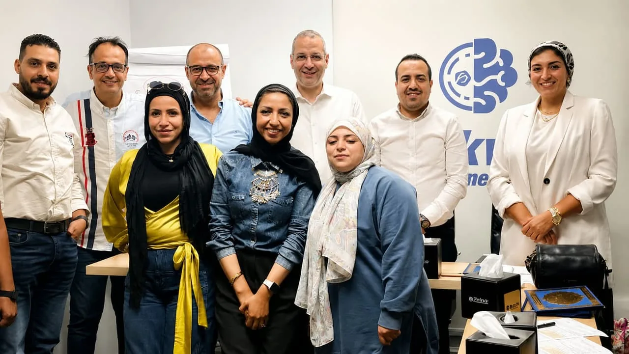 Roadmap Consulting with the Parkville Egypt commercial team after a Strategic Account Excellence session