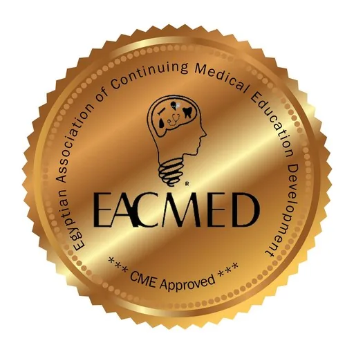 EACMED seal — Egyptian Association of Continuing Medical Education Development, CME Approved